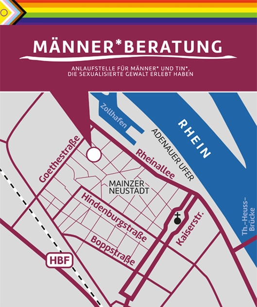 Anfahrtsskizze zur Sömmeringstraße 12 in Mainz